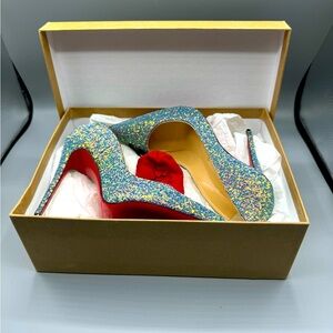 christian louboutin so kate 120 glitter dragonfly
